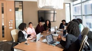 black women conference table